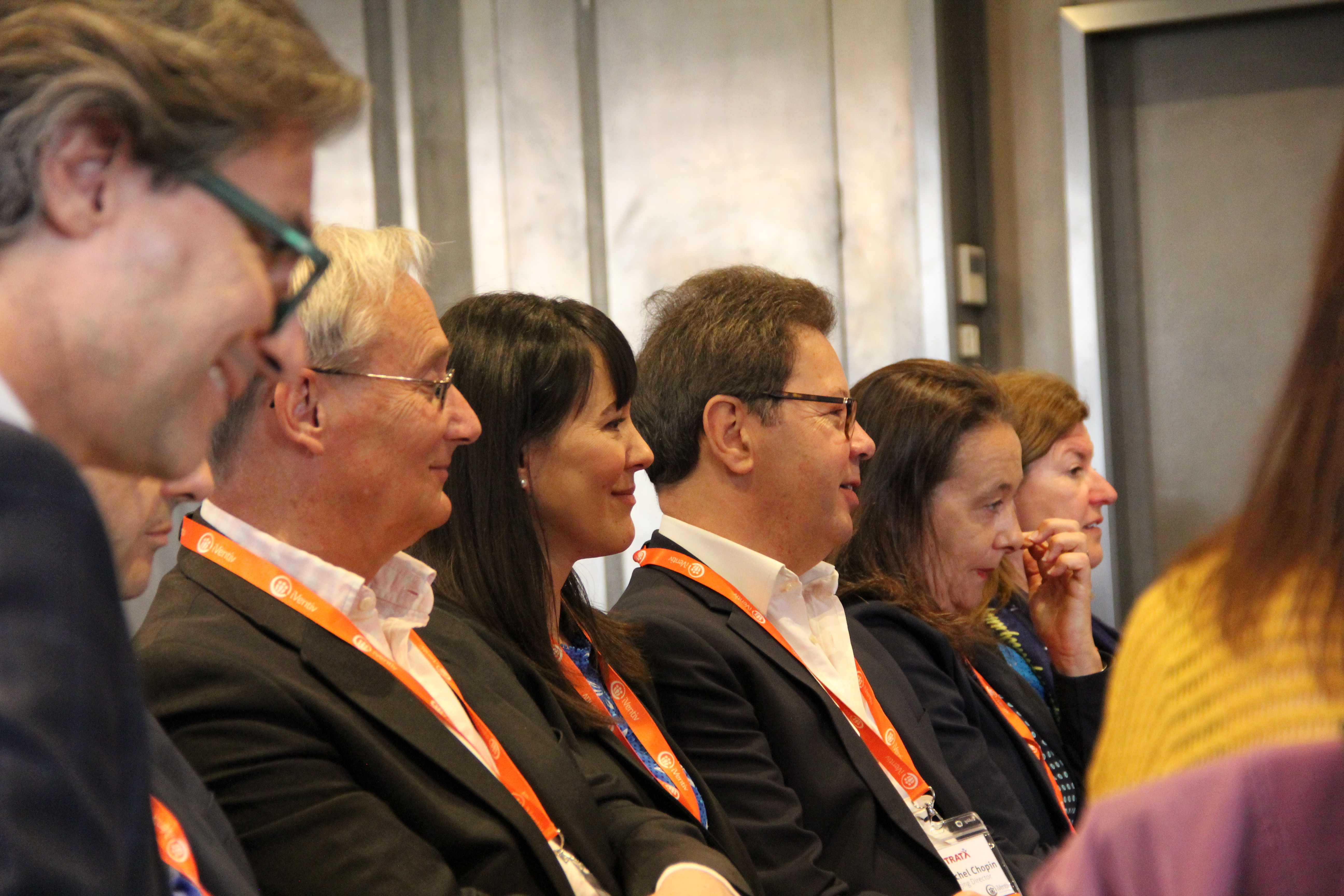 Participants engage in group collaborations at iVentiv's ED event in 2019