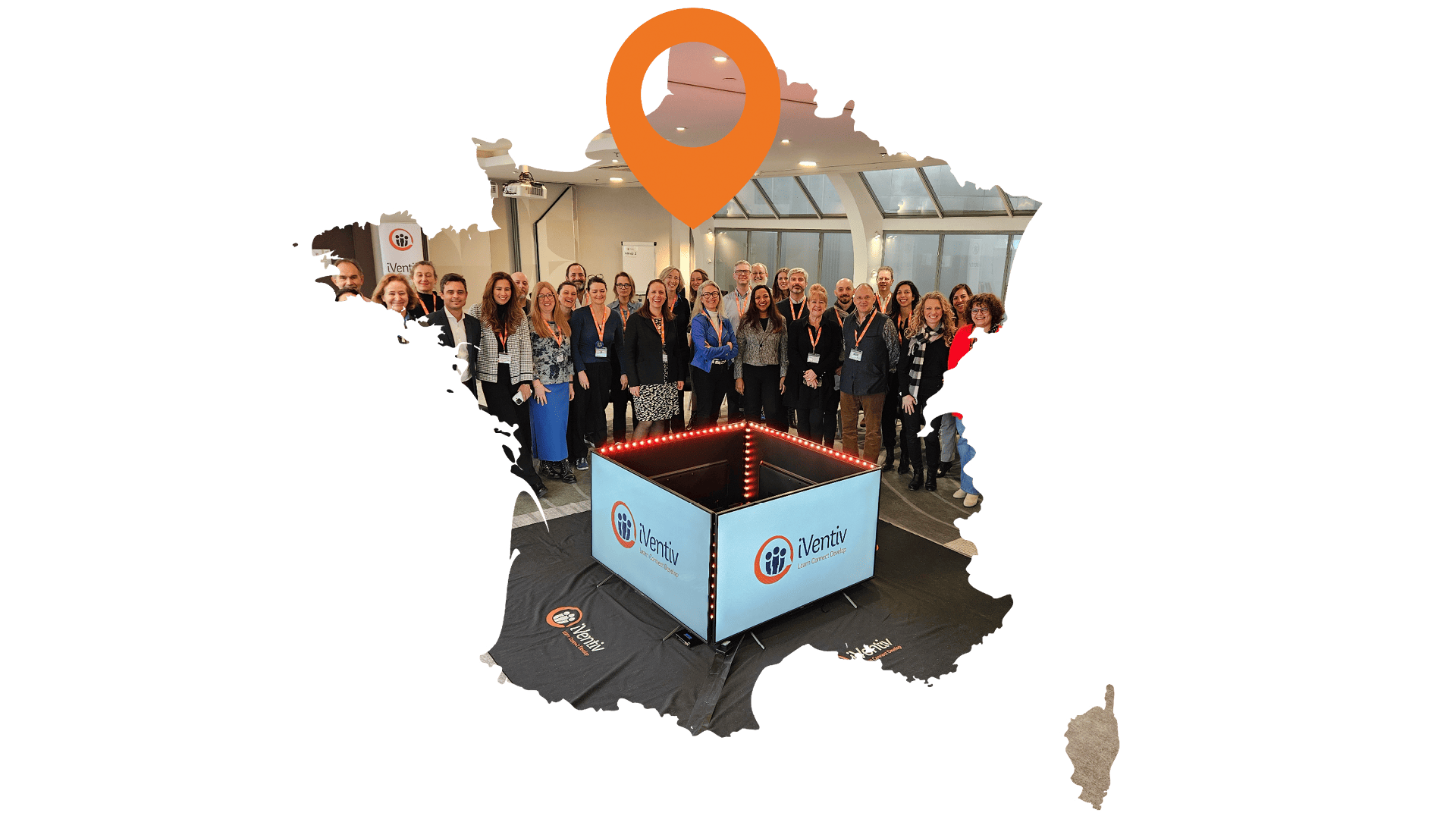 A group photo from an iVentiv vent in Paris